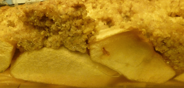ricetta crumble mele, pere, polenta