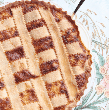 ricetta crostata di riso toscana con ricotta e uvetta