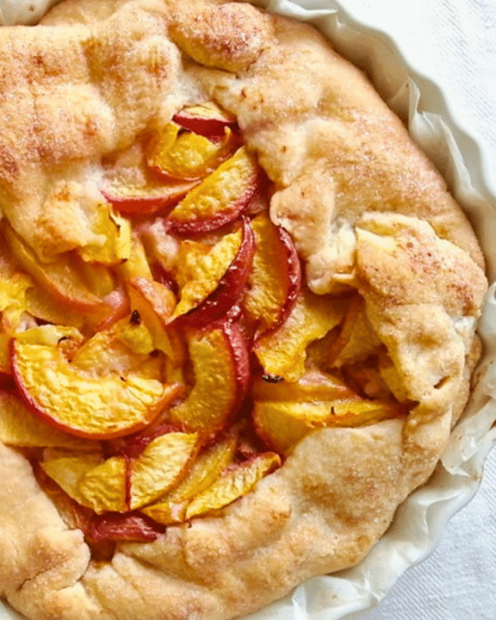 Französiche Pfirsich-Tarte (Galette)