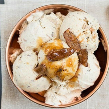 Gelato datteri rum