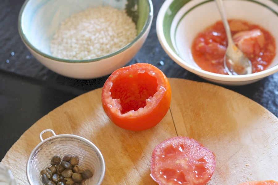 preparare pomodori ripieni alla toscana
