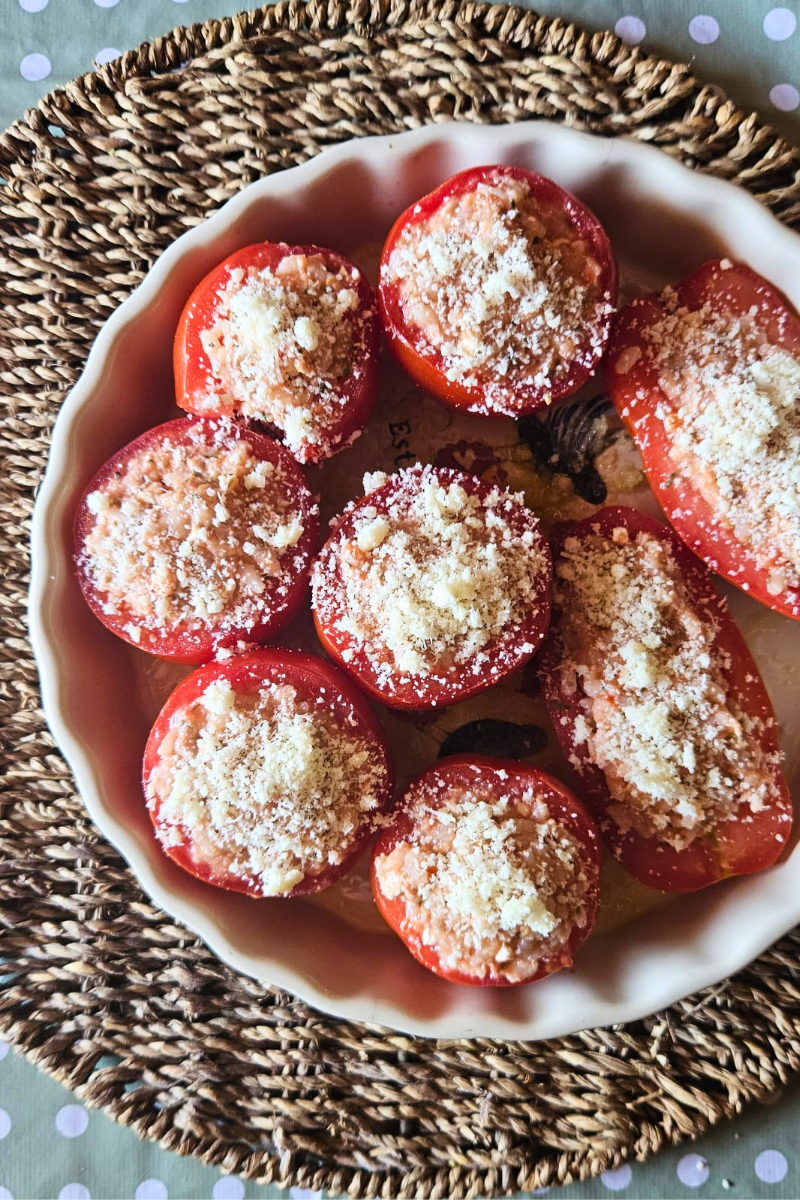 Gefüllte Tomaten mit Reis