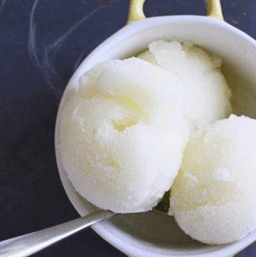 sorbetto melone moscato