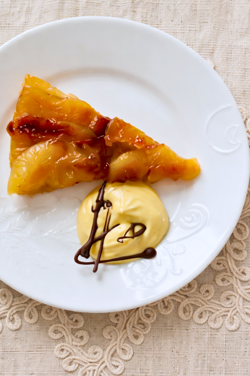 tarte tatin mele zabaione