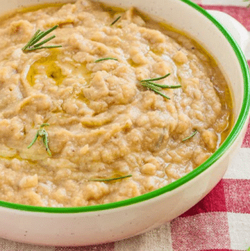 zuppa cicerchie farro