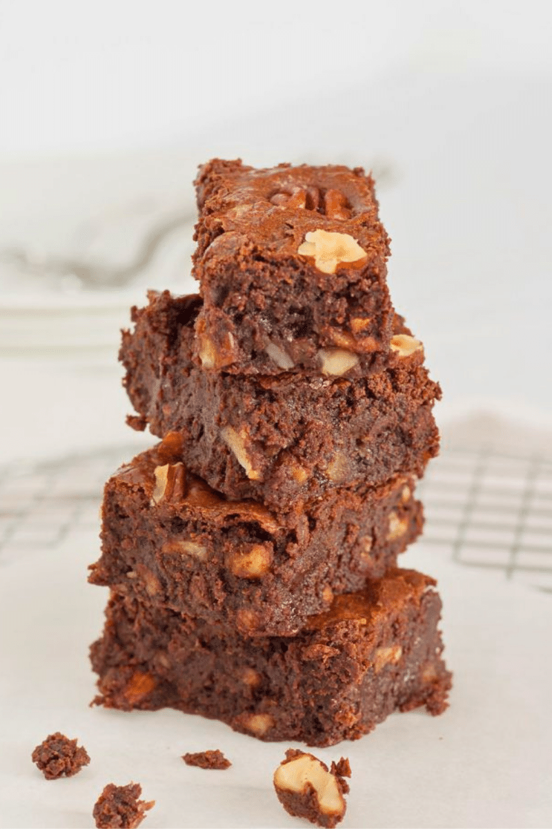 Brownies fondenti con farina integrale