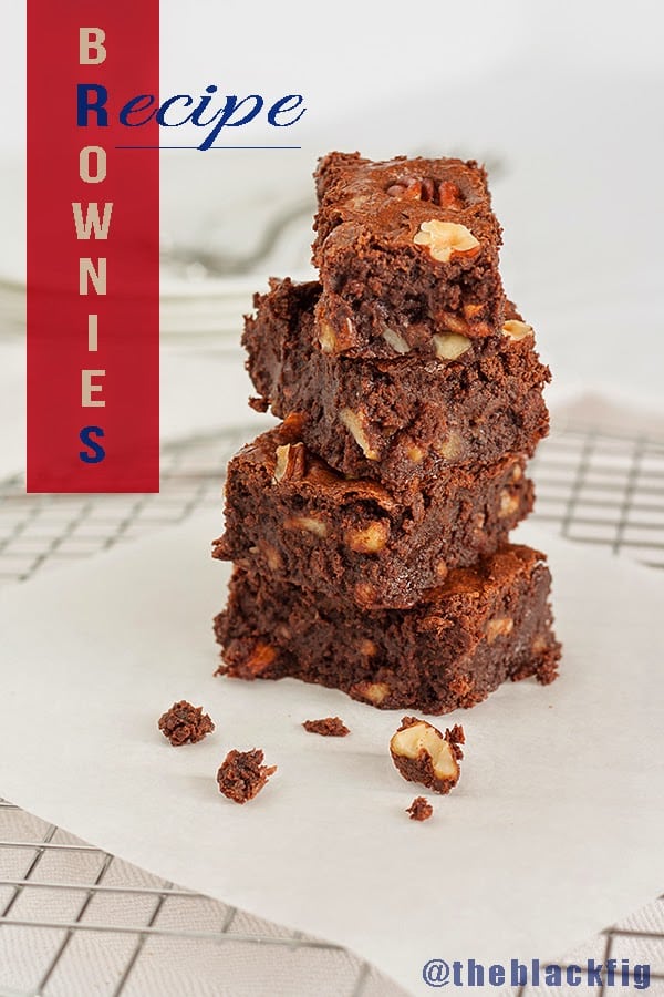 brownies fondenti con farina integrale