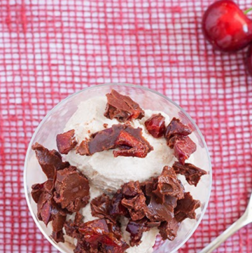 gelato al vino aleatico passito