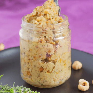 Crema veloce di melanzane e noci