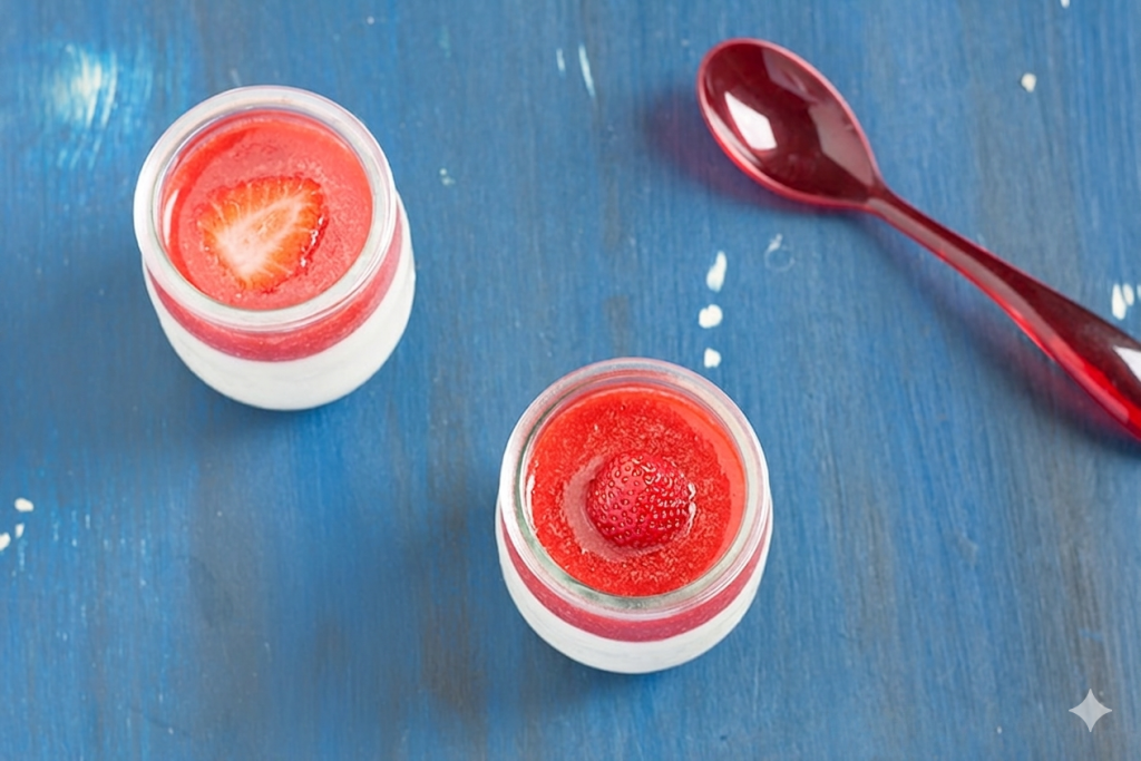 panna cotta camomilla