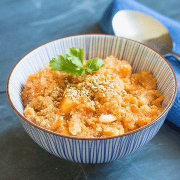 zuppa zucca amaranto