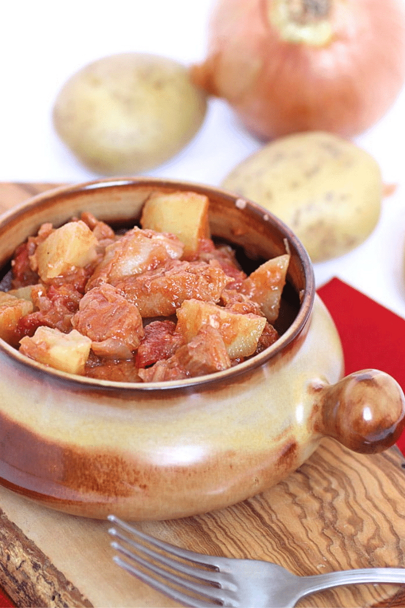 Toskanische Rezepte: Stockfisch mit Kartoffeln
