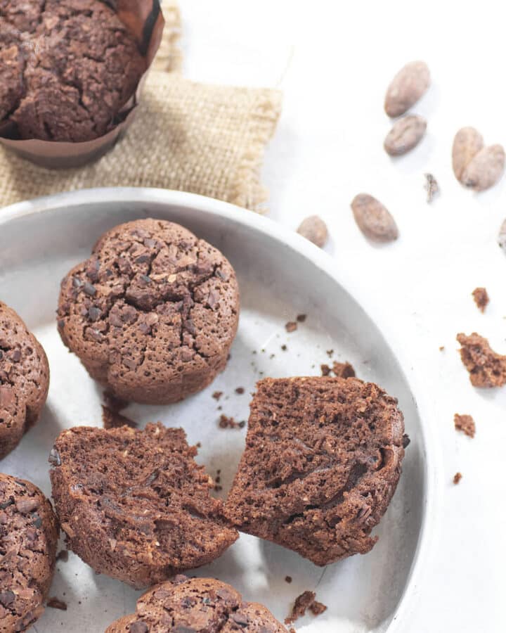 ricetta muffin cioccolato cocco fave