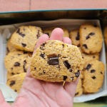 Biscotti cocco, cioccolato e mais