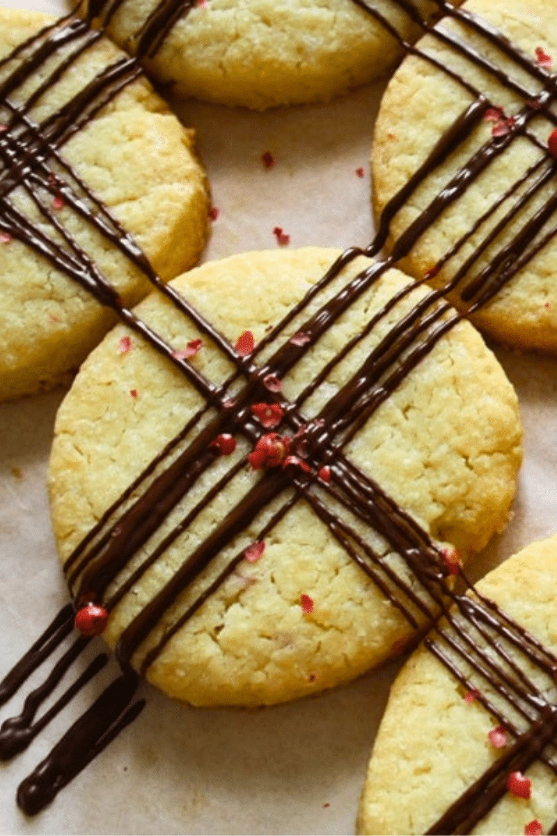 biscotti pepe rosa e cioccolato