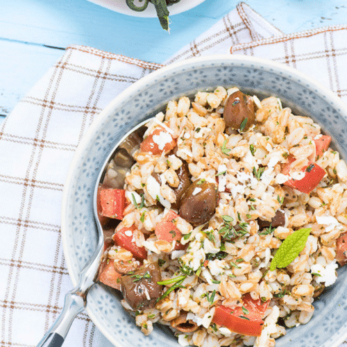 ricetta insalata farro erbe aromatiche